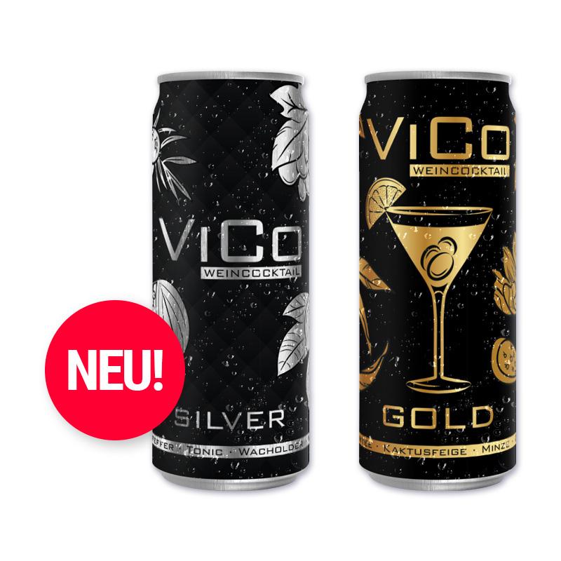 ViCo Weincocktail SILVER & GOLD 250ml Dosen