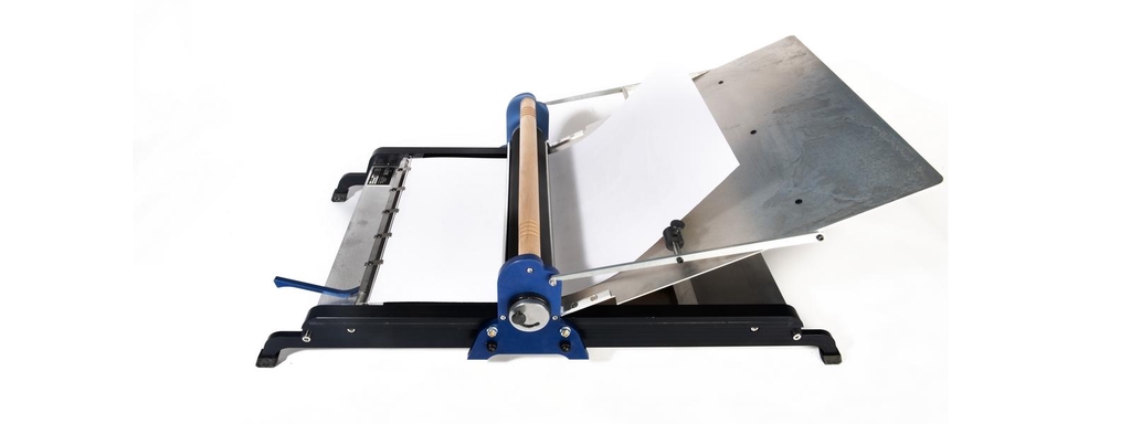 Presse typographique pour l'impression de gravures et linogravures.