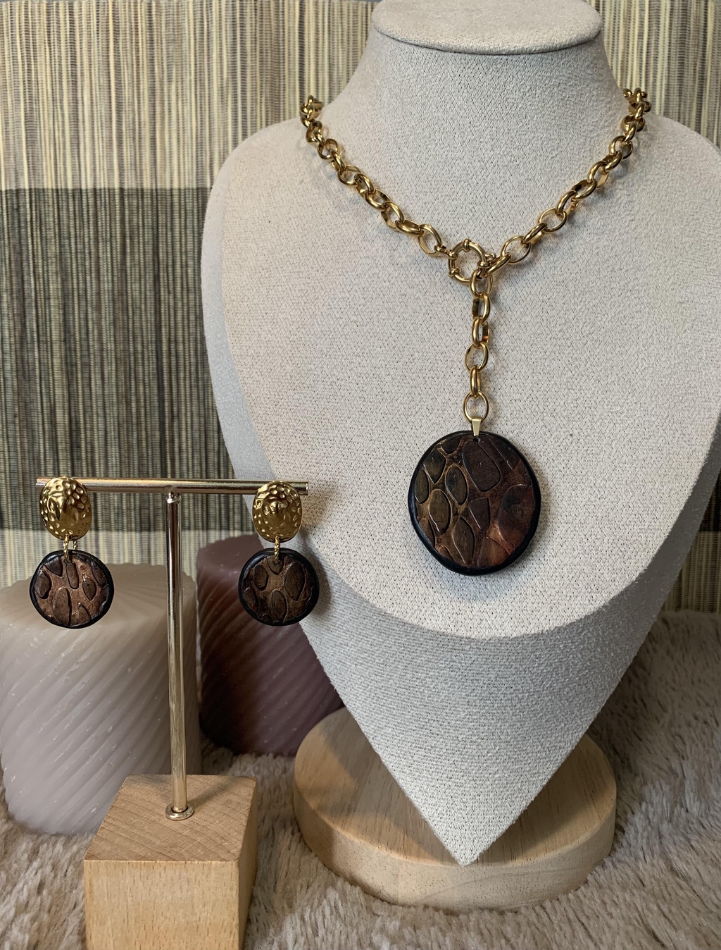 Bijoux en pâte polymère fait main