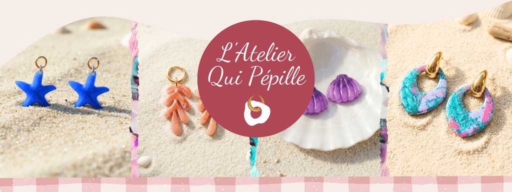 Bijoux uniques fabriqués à la main en France, en toutes petites séries artisanales – L’Atelier Qui Pépille.