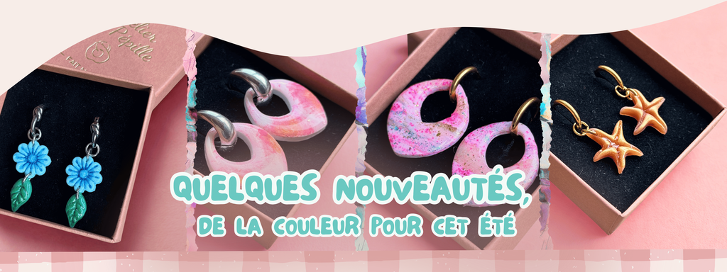 Bijoux uniques fabriqués à la main en France, en toutes petites séries artisanales – L’Atelier Qui Pépille.