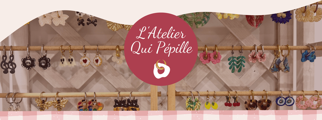 Collection de charms et pampilles pour briller en ce début d'année, tous modelés à la main, avec amour