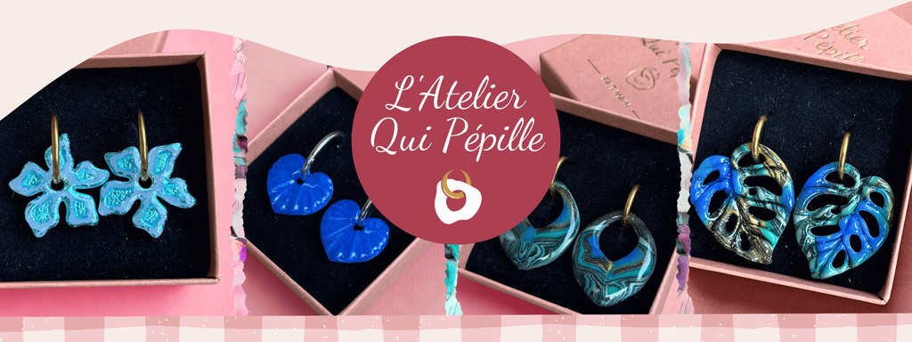 Bijoux uniques fabriqués à la main en France, en toutes petites séries artisanales – L’Atelier Qui Pépille.