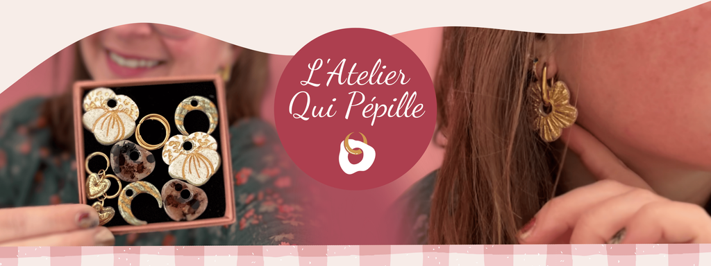 Collection de charms et pampilles pour briller en ce début d'année, tous modelés à la main, avec amour