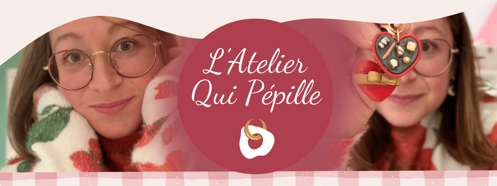 Collection de charms et pampilles pour briller en ce début d'année, tous modelés à la main, avec amour