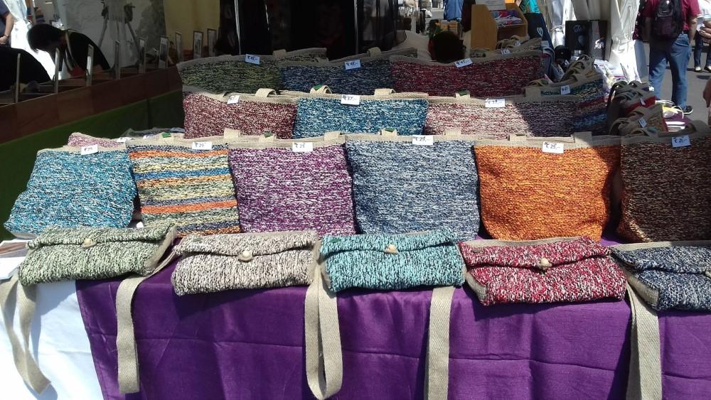 Foto Taschen Verkaufsstand Waldviertelpur