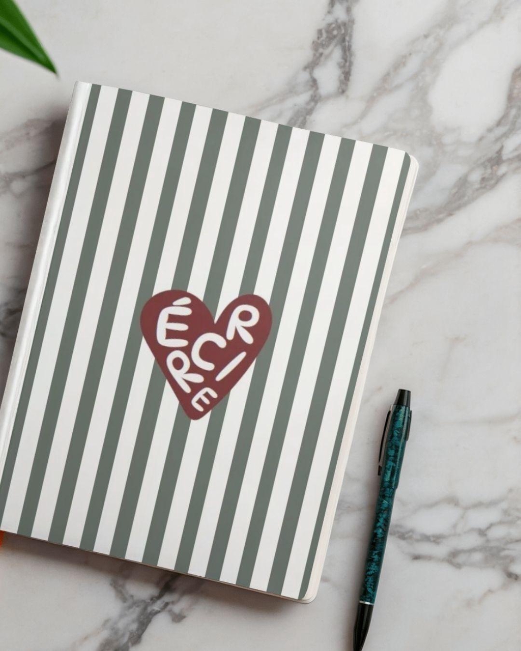 Carnet de notes A5, rayures. 