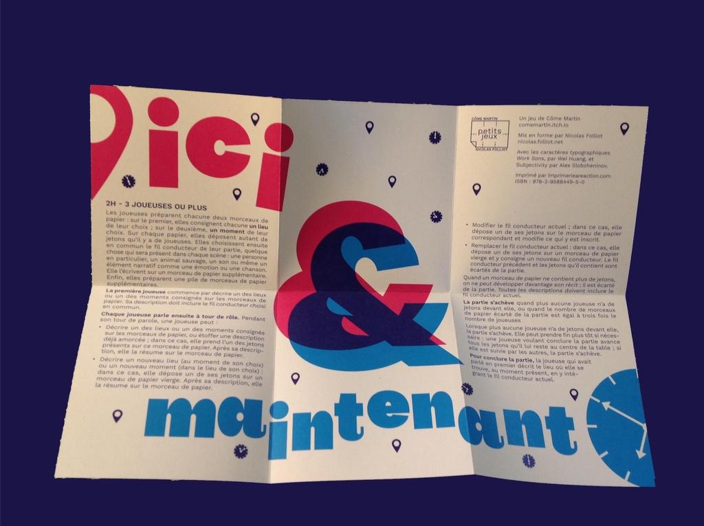 Aperçu du jeu « Ici / Maintenant »