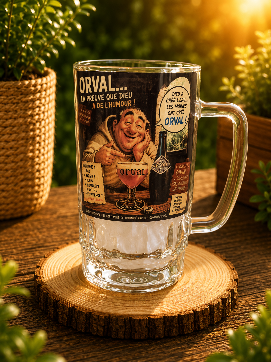 Chopes à bière personnalisées - créations Liluma Créa