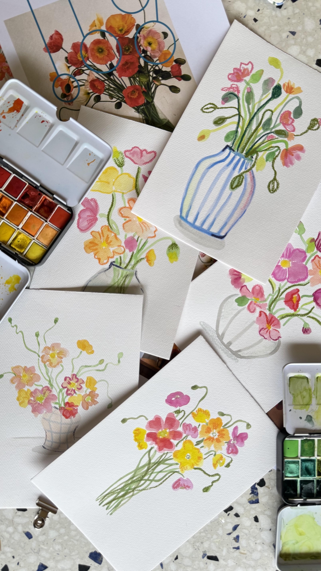 Vous y trouverez les liens d'inscription pour les ateliers créatifs, des guides pour pratiquer l’aquarelle et des illustrations à offrir ou à s’offrir ;) bonne visite 