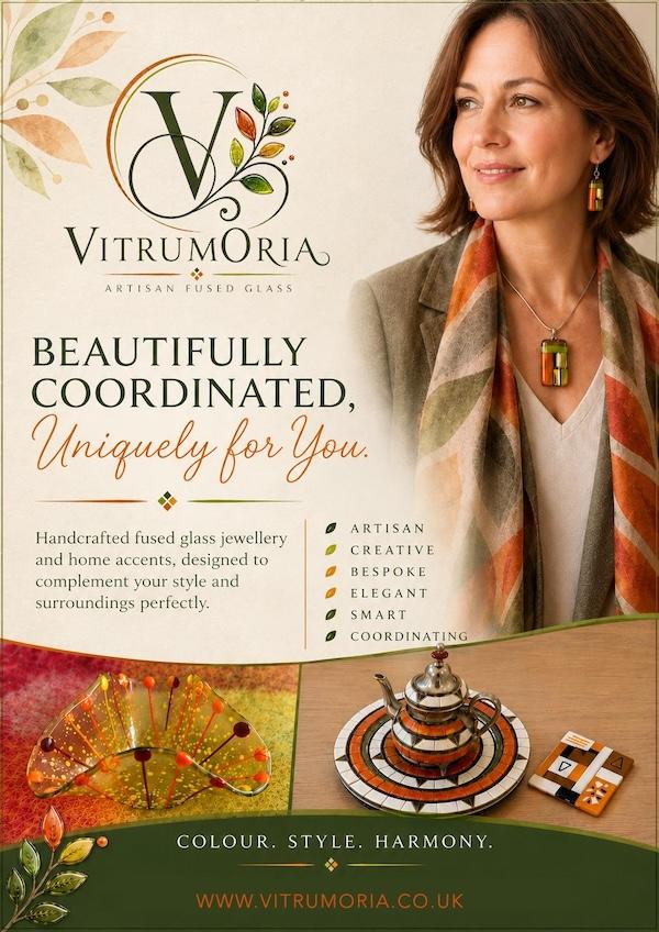 Bespoke glass hand made jewellery from Vitrumoria
