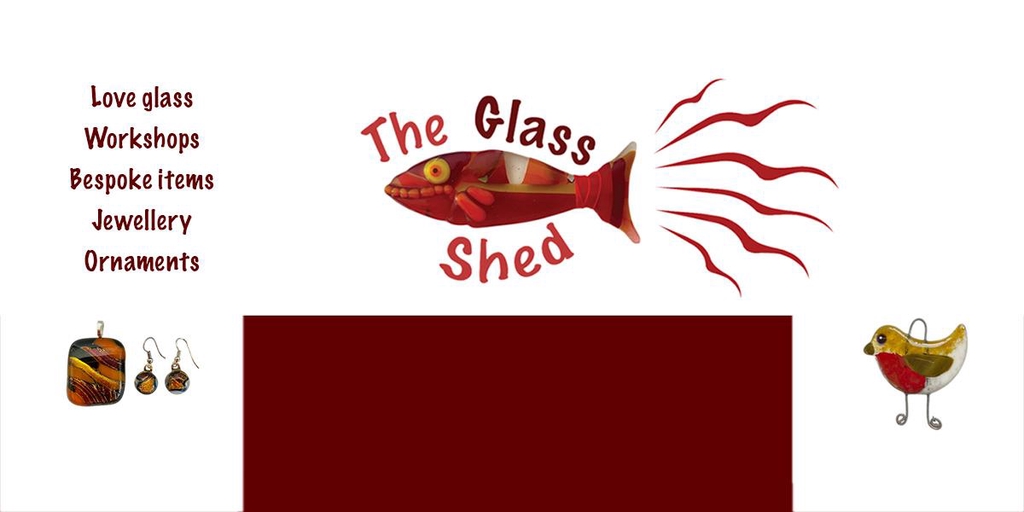 Nature themed Wave glass ornament 