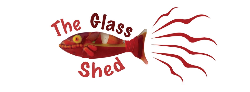 Nature themed Wave glass ornament 