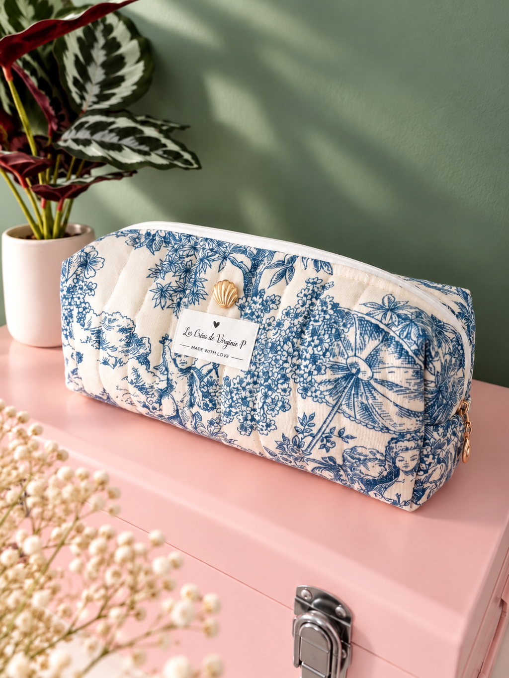 Trousse de toilette matelassée XL   