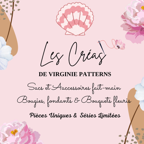 Bienvenue dans un monde de douceur et de Création artisanale 🌺
Des Sacs & Accessoires uniques...Nos créations sont pensées pour SUBLIMER votre quotidien. Chaque pièce est une rencontre entre style, poésie et artisanat.🌷

Offrez-vous un accessoire qui a une âme. Authentique, durable, et surtout unique - parce que chaque détail compte, et que votre style mérite ce qu'il y a de plus précieux.🌸 Nouveauté sur le site Les porte clés personnalisés et accessoires de rangement fait main ainsi que des articles fait main pour la décoration de votre maison...
Et pour plus de décoration, et sublimer votre intérieur, nous fabriquons des bougies naturelles en cire de soja et fragrance de grasse Sans CMR et phalates pour un Univers aux parfums envoûtant qui respecte avant tout notre bien être sans toxicité ...
