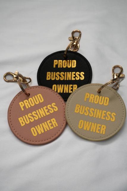 Thrive Collection: business owner keychain, small business gift, entrepreneur bag tag, boss accessories, proud creator keyring