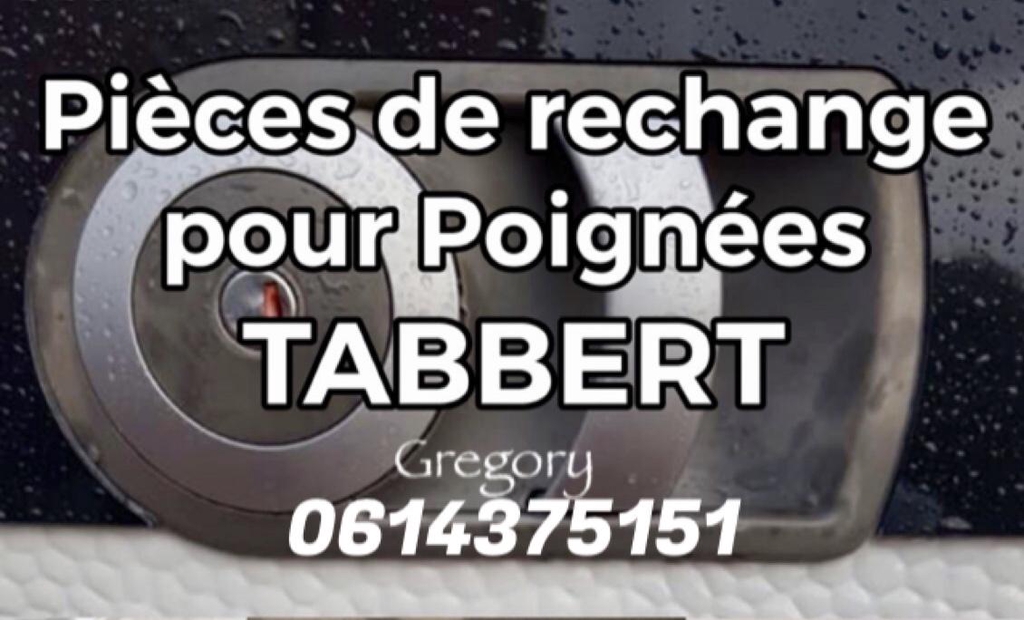 Pièces pour réparer votre poignée de Tabbert