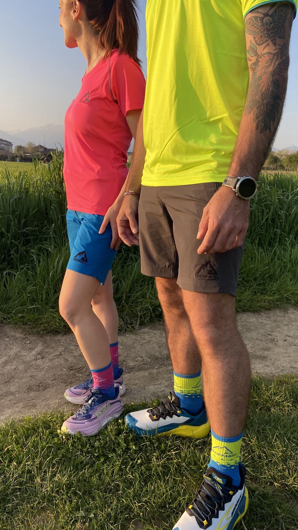 Dettaglio pantaloncino corto da trekking per lui e lei