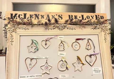 Homemade decorations inspired by sustainability and love of beautiful things. The production of creations started to raise funds for international volunteering trips.