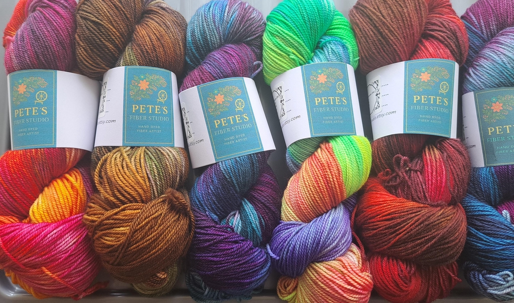 Hand Dyed yarns...