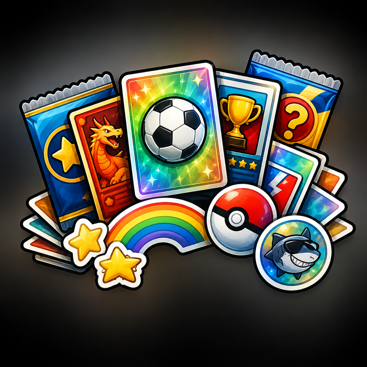 Collectable Stickers and Cards