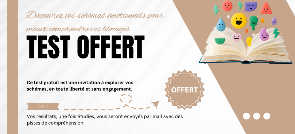 Test psychométrique offert 
Thérapie des schémas