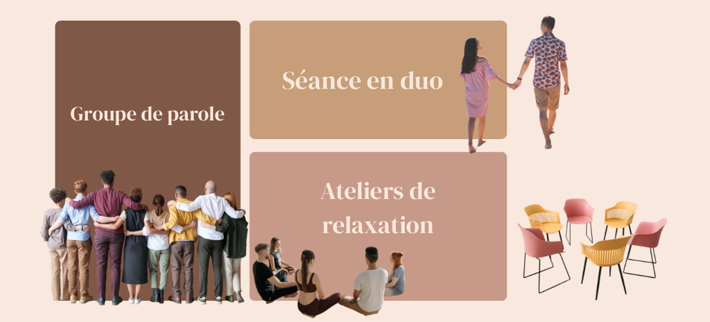 Ateliers de groupe pour entreprise et association de relaxation et de psychologie