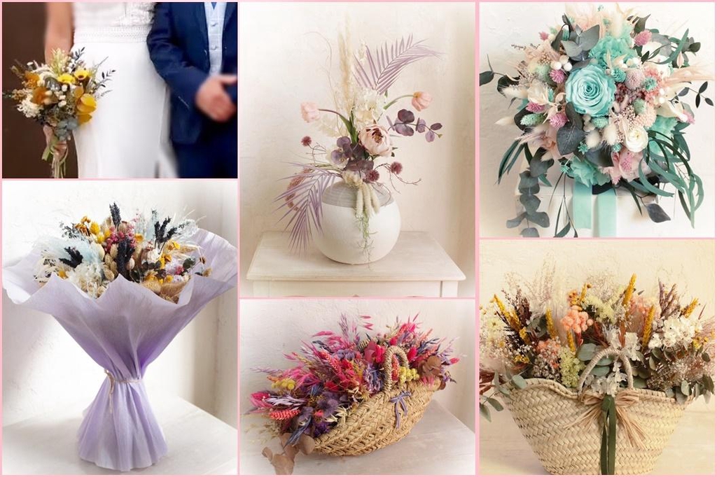 Taller Floral
flores preservadas, secas y artificiales.
Diseño floral.