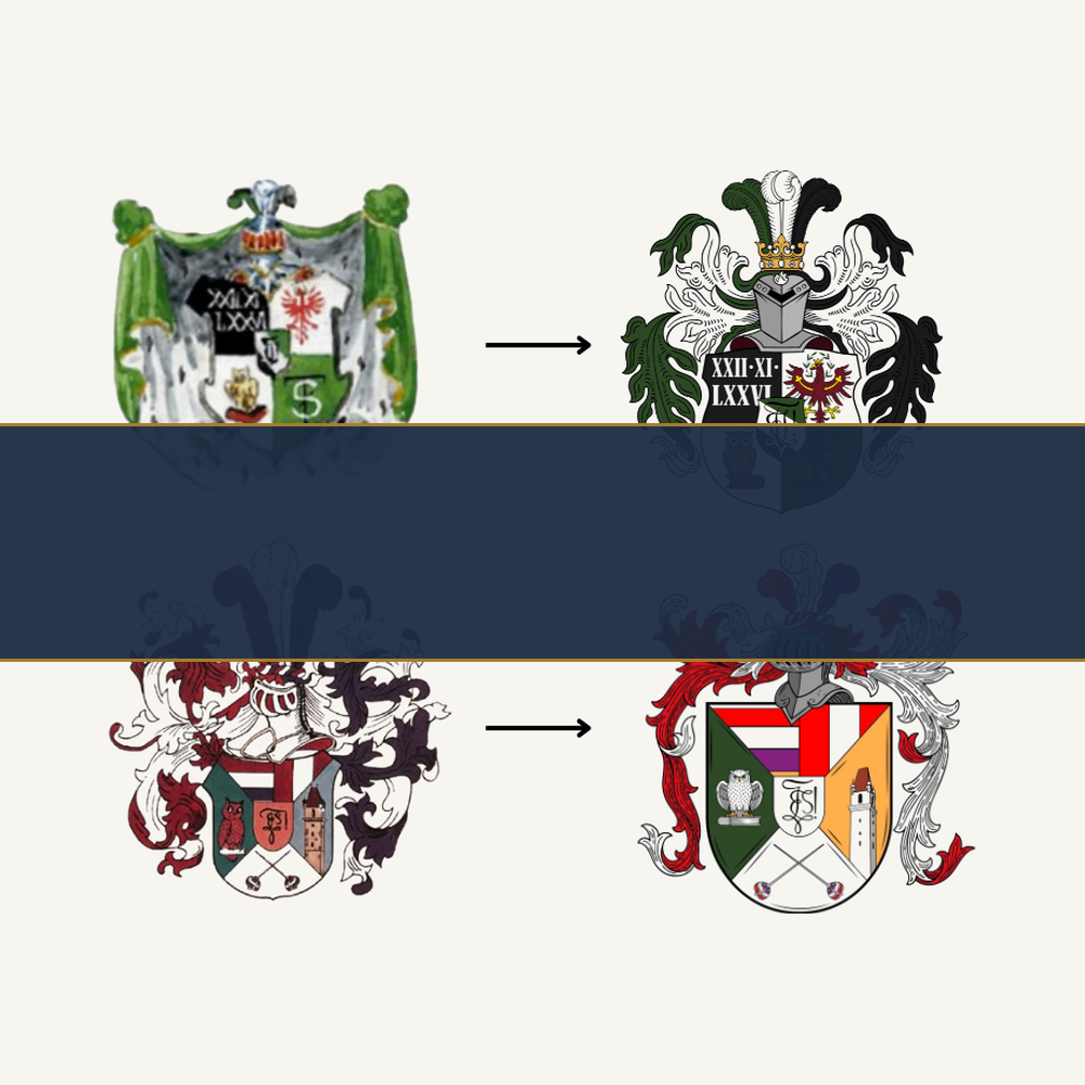 Wappen und Zirkel digitalisieren für die Stickmaschine