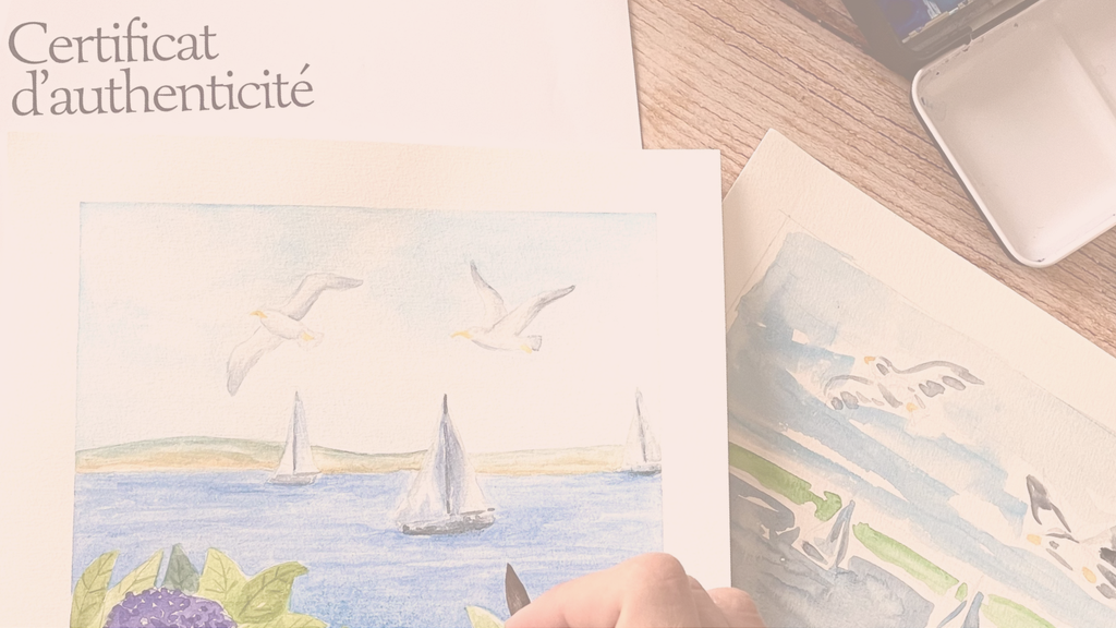 Envie d’une création unique ? 
Pour un cadeau ou une idée particulière, je conçois des sérigraphies artisanales ou des aquarelles sur mesure.
Qu’il s’agisse d’une aquarelle originale, d’une illustration ou d’un faire-part en sérigraphie artisanale nous pouvons ensemble donner vie à vos idées.