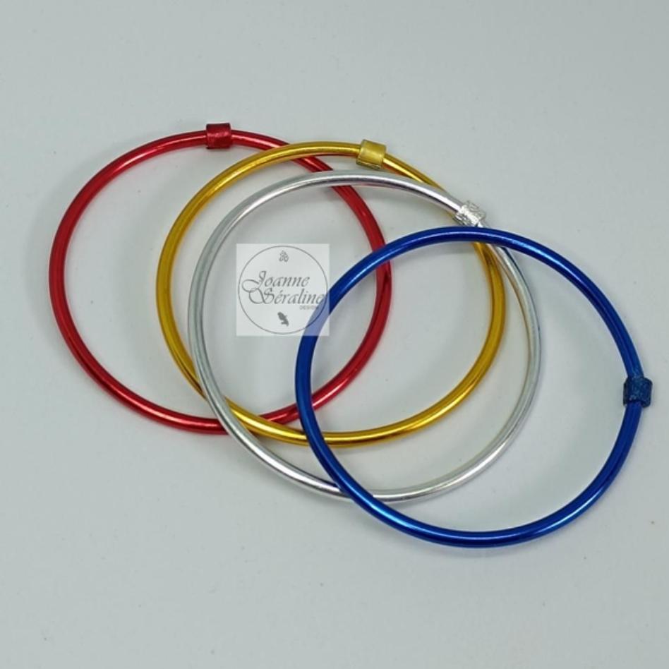 Bangle bracelet jonc aluminium Joanne SERALINE DESIGN 