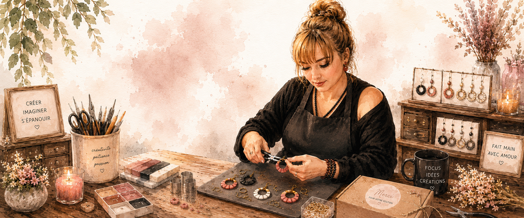 Boutique de bijoux artisanaux faits main en Alsace, La Petite Perle de Mél propose des boucles d’oreilles, bracelets et colliers uniques. Créations originales, livraison rapide et emballage cadeau offert.
