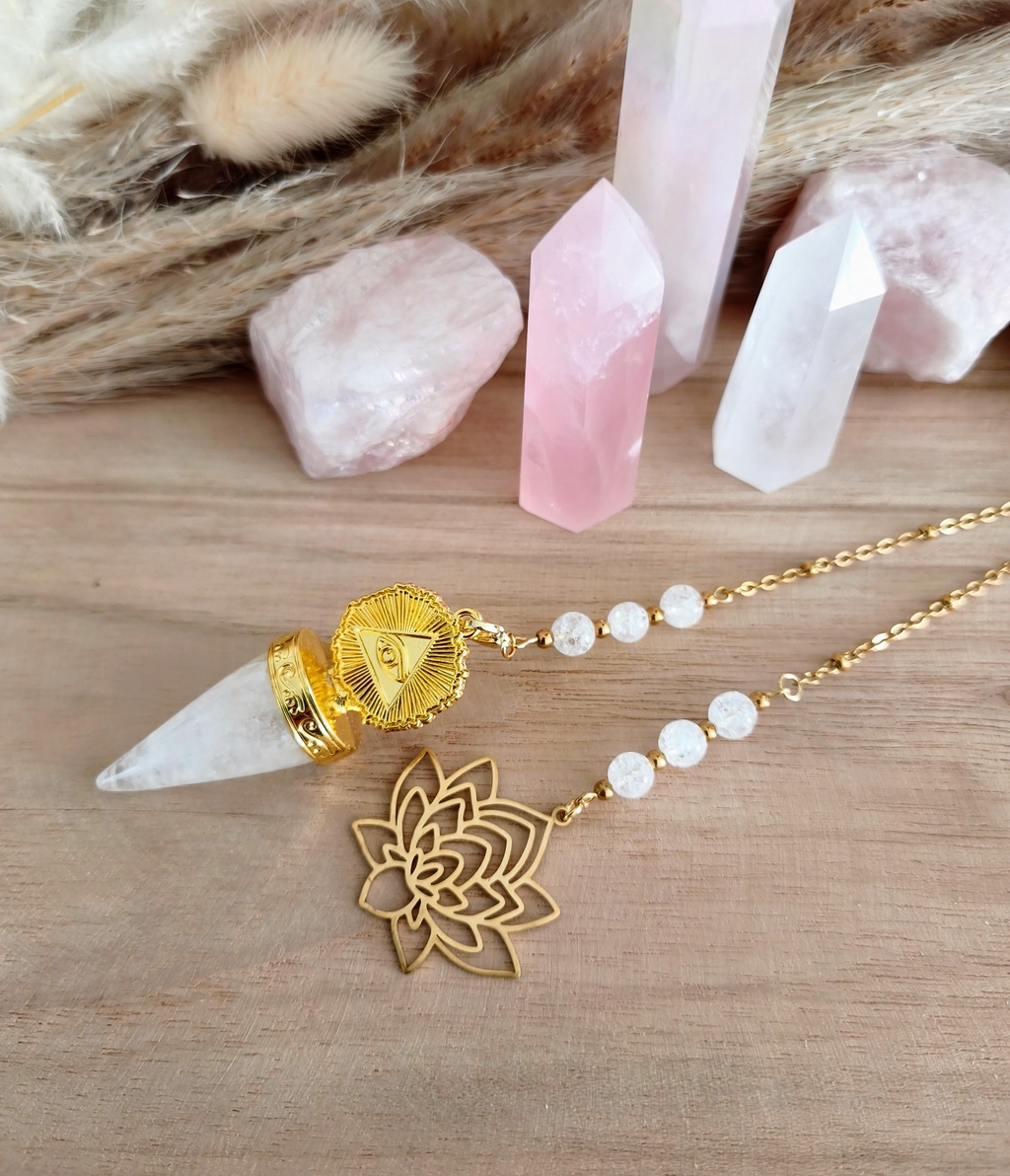 Nouvelle collection pendules divinatoires en pierres naturelles