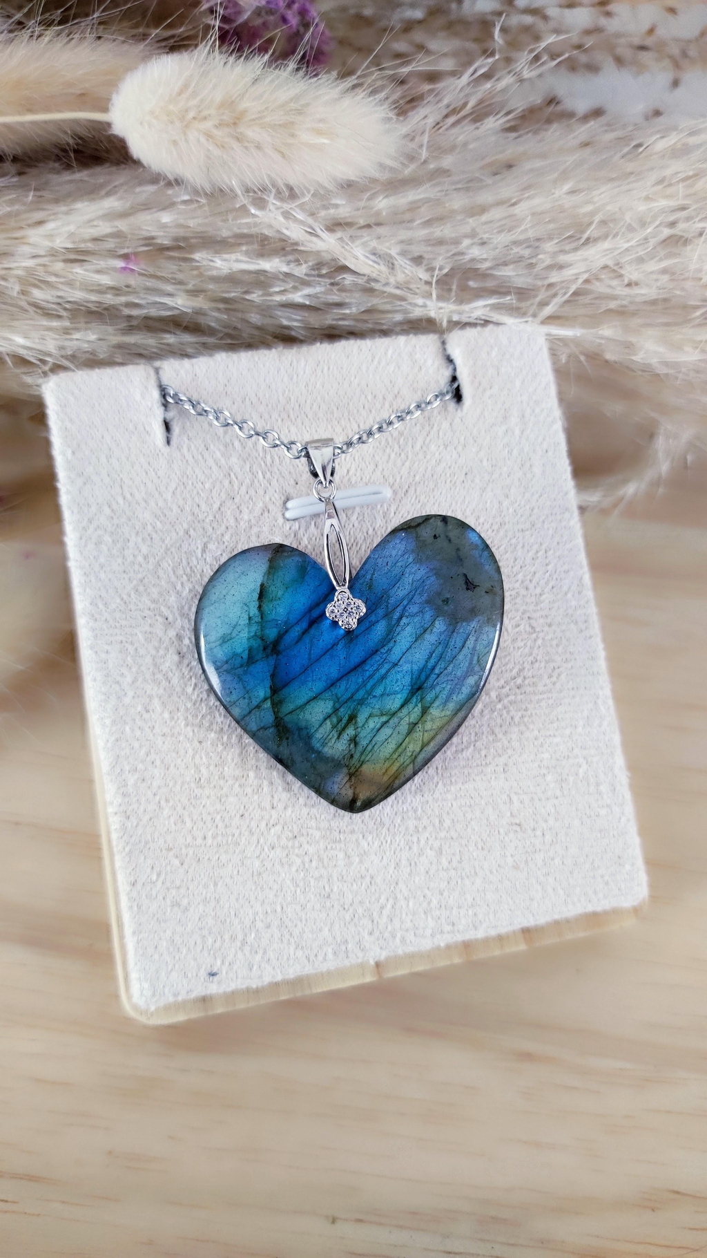 Nouveautés pendentifs en labradorite pierre de protection