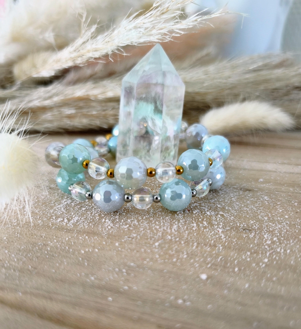 Venez découvrir les nouveautés en pierres naturelles en Agate facettée