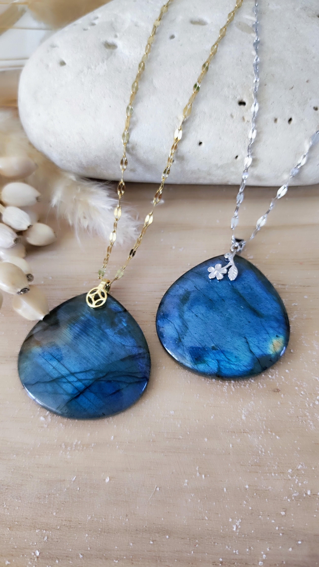 Nouvelle collection pendentif en labradorite