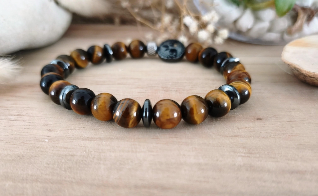 Nouvelle collection bijoux pour homme en pierres naturelles