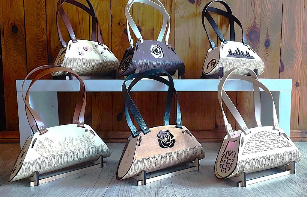 sac à main en bois chic en bois