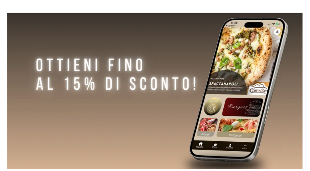 l'App di Pizzeria SpaccaNapoli Brindisi