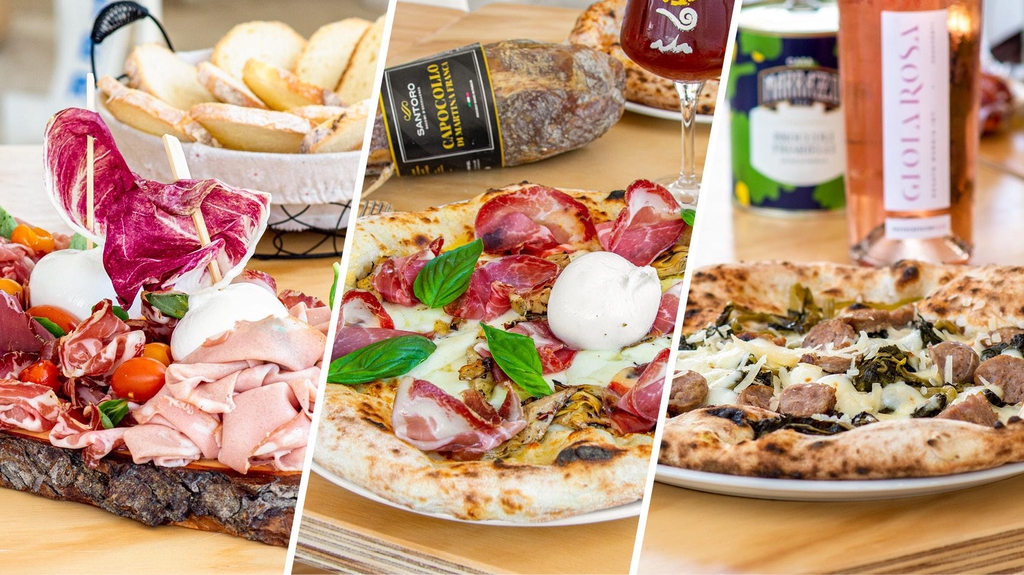 Selezione di taglieri, Vera Pizza Napoletana, Vini Pugliesi e Birre alla spina. Da Spaccanapoli a Brindisi