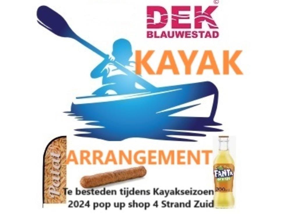 Kayak Arrangement Kayak verhuur DEK Blauwestad Strand Zuid Oldambtmeer Groningen Nederland kayak verhuur
