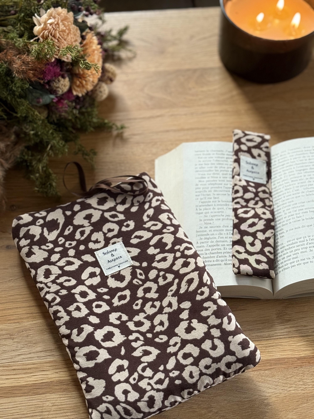 Housse de protection pour livres ou liseuse