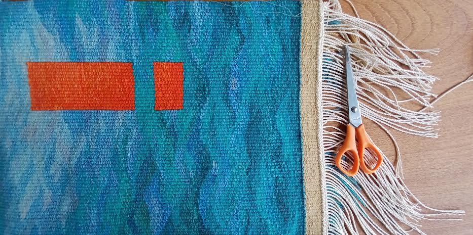 Texture Tapestries Weaving Studio, handweaving on the loom