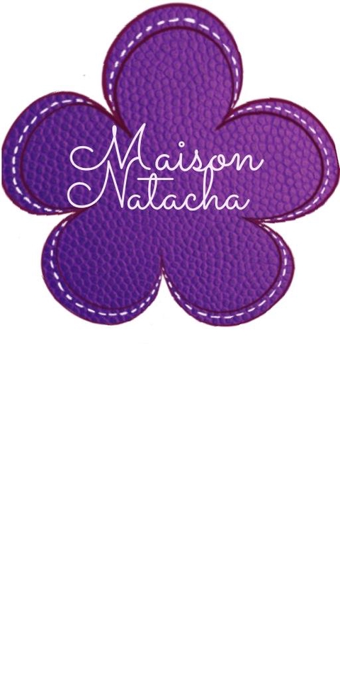 Logo fleur en cuir Maison Natacha
Violet couture cuir.
Sac à main de qualité