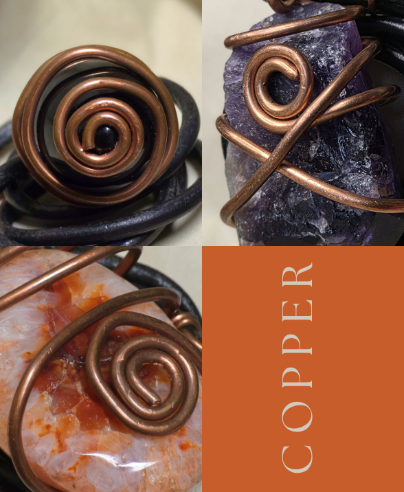 Shop here for bespoke copper crystal pieces!