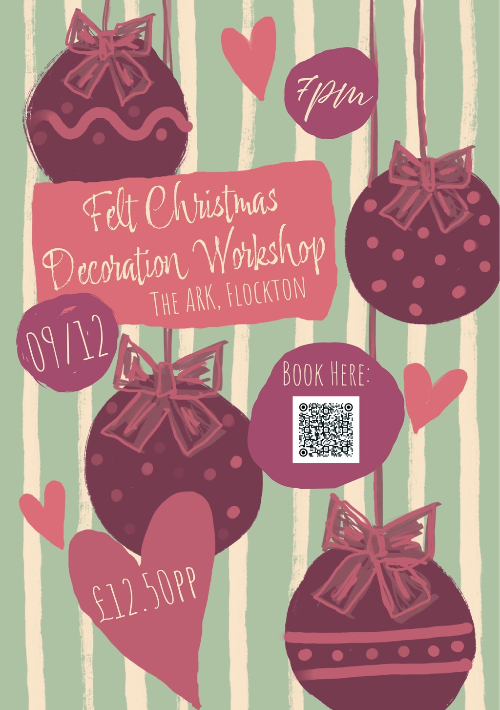 Felt Christmas Decoration Workshop 