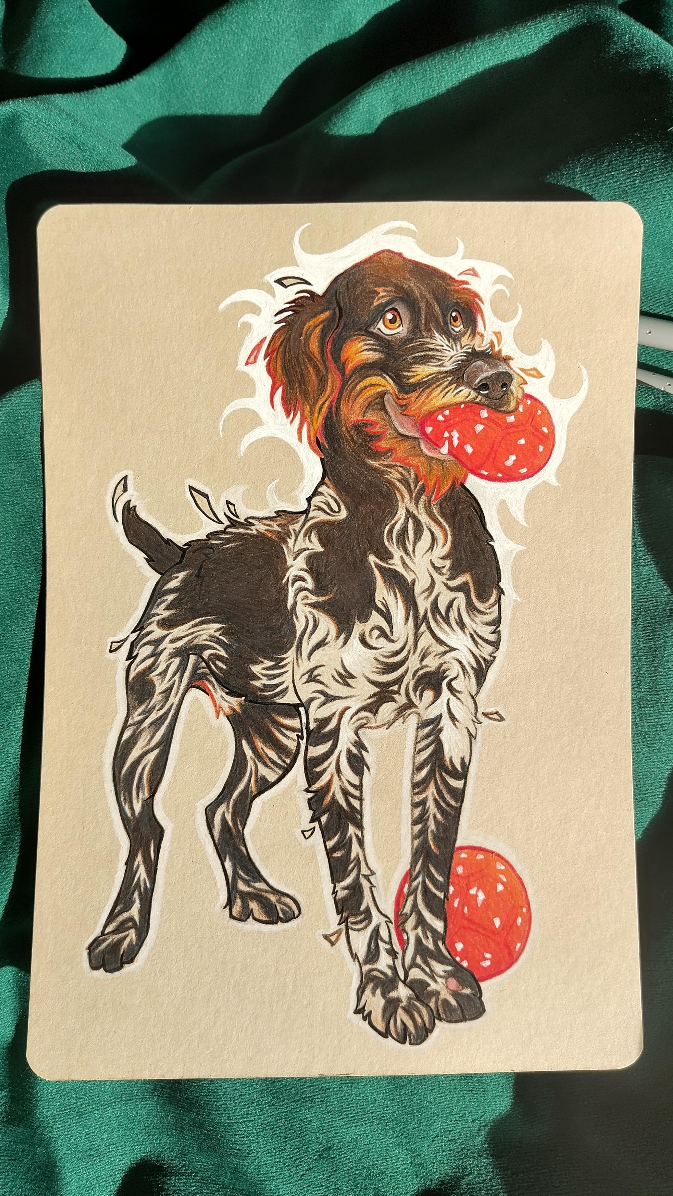 Illustration Traditionnelle originale