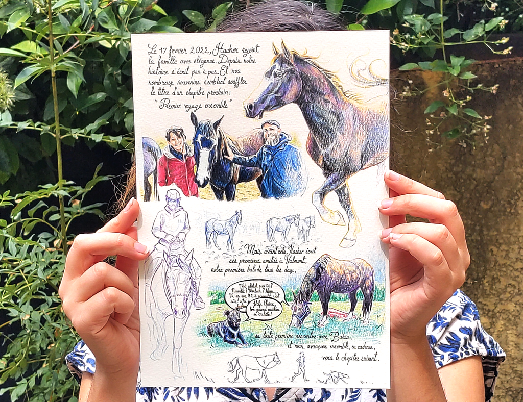 Illustration Traditionnelle originale