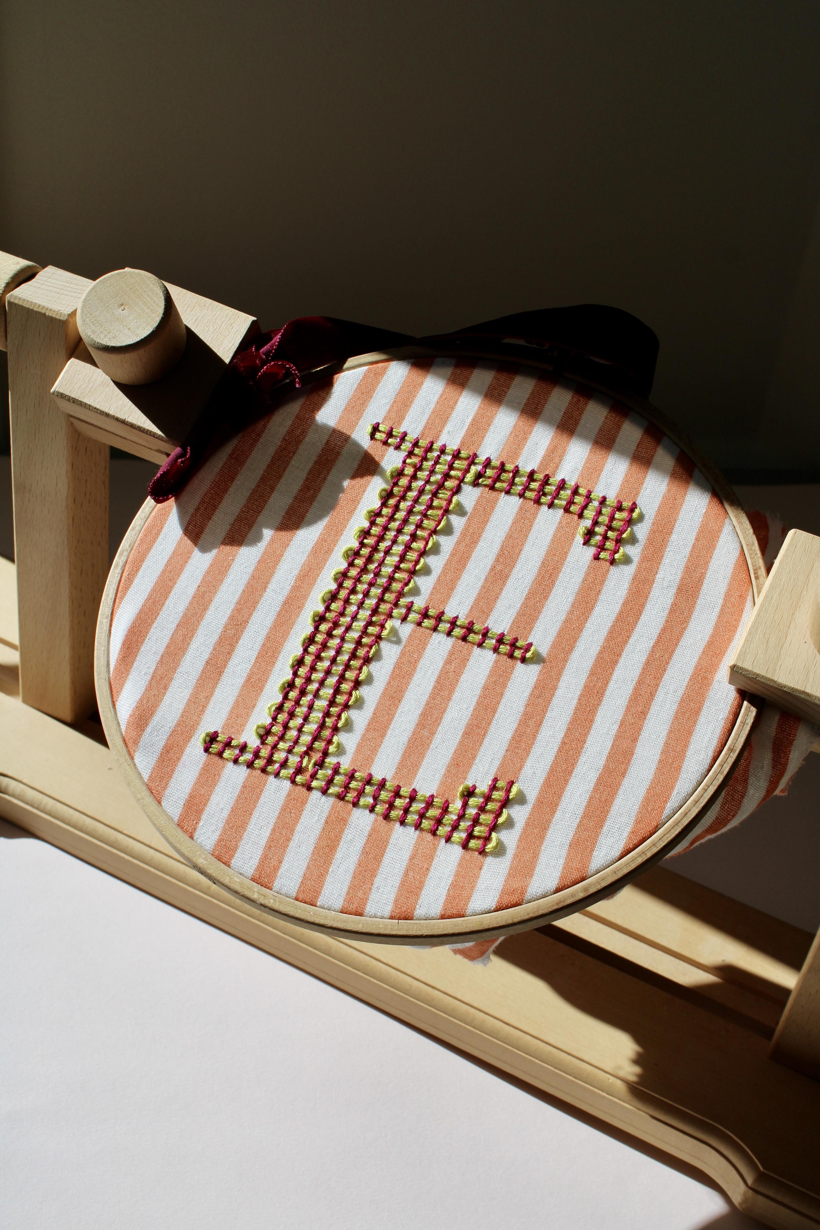 Les lettres brodées personnalisées