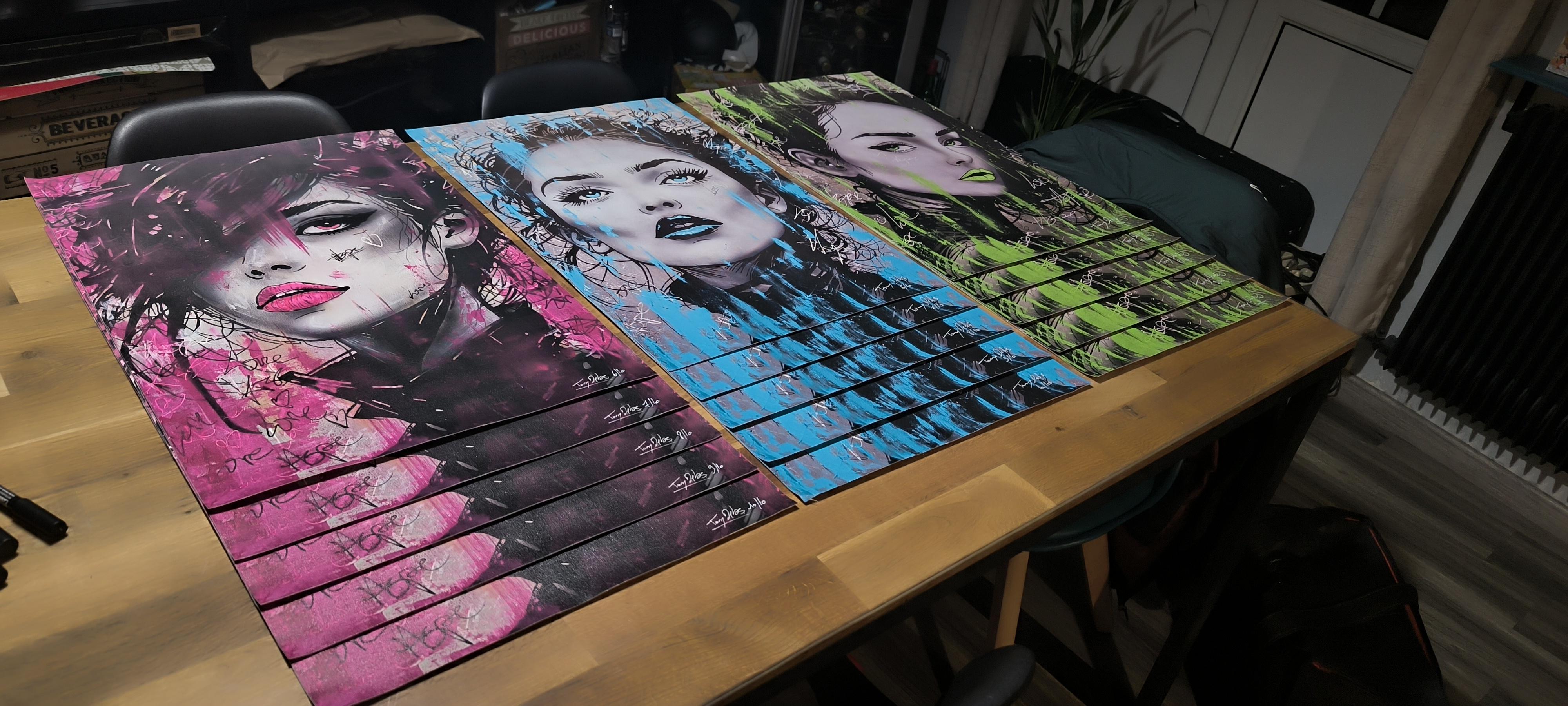 Tirages d’art en édition limitée de Tony Debs, reproductions issues de ses œuvres originales